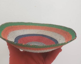 Vintage African Telephone Wire Small Bowl