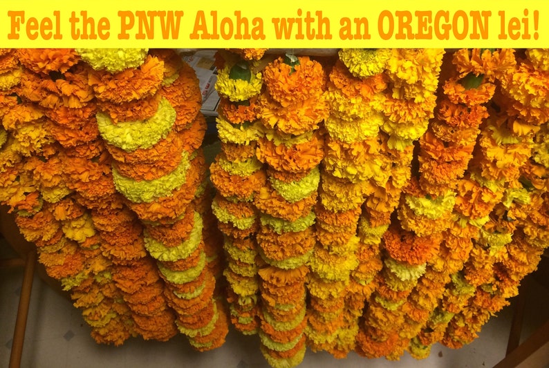 Fresh Marigold Garland: Farm Direct Cempasuchil Flowers, Ceremonial Decor image 4