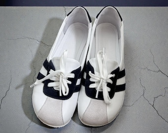 Soft Italian Suede and Leather Ballet Flats — Everyday Comfort Shoes for Natural Movement | Wide Fit Handmade Women Flats