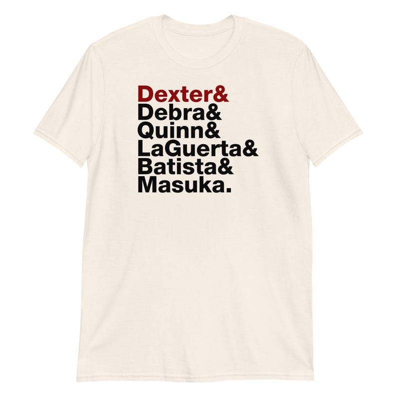 The Dexter Stack Tee - Blood simple edition - Etsy