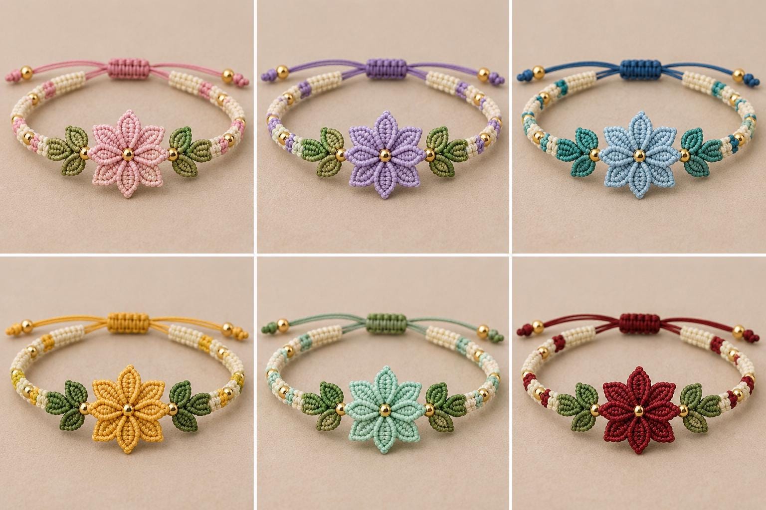 Flower bracelet - Etsy 日本