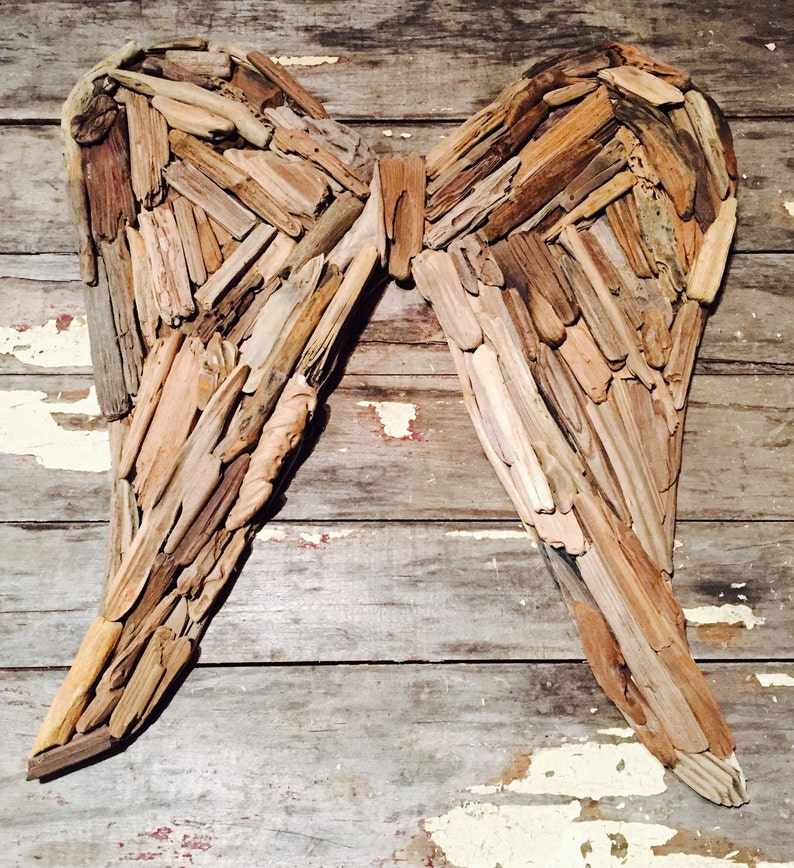Driftwood Angel Wingsmade to Orderjersey Shore Wings Angel Etsy