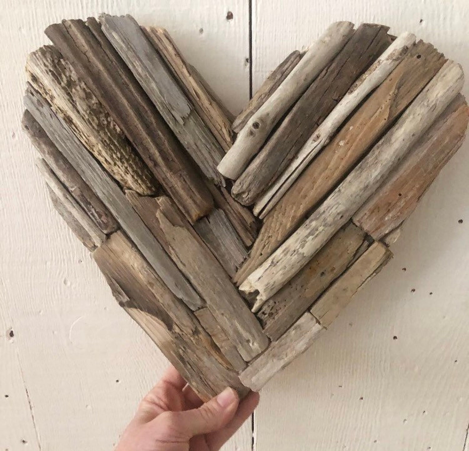 Driftwood Heart Made to Order Upcycled Beach Decor, Beach House, Beach
