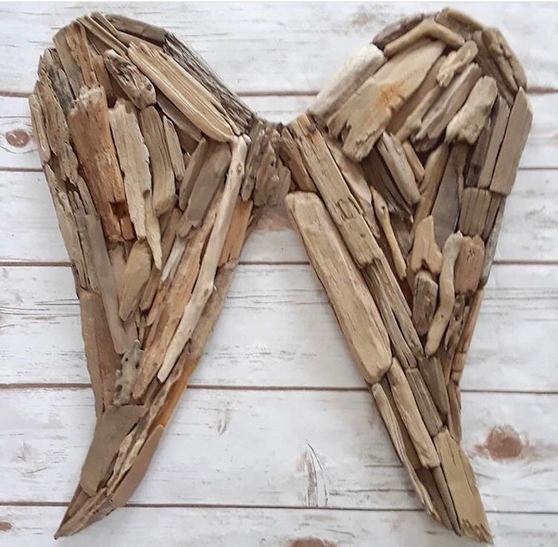 Driftwood Angel WingsMade to OrderJersey Shore wings angel Etsy