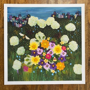 Floating on Fields - Fine Art Print