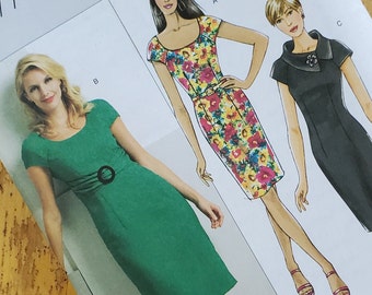 Butterick B5277 Sewing Pattern - Misses Dress and Belt - Size 6-12