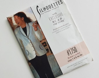 Uncut Silhouettes by Peggy Sagers Patrón de costura 1750 - Chaqueta de Robin - Tallas 1-4 y 5w-8w