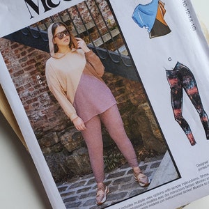 McCall's Sewing Pattern M8244 - Misses' and Woman's Tops and Leggins - Size 8-16