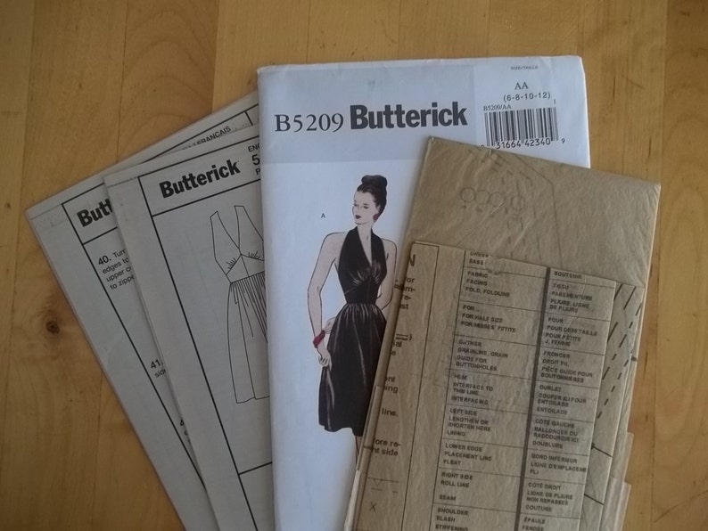 Uncut Butterick 5209 Sewing Pattern Retro Butterick '47 Size 6 12 image 4