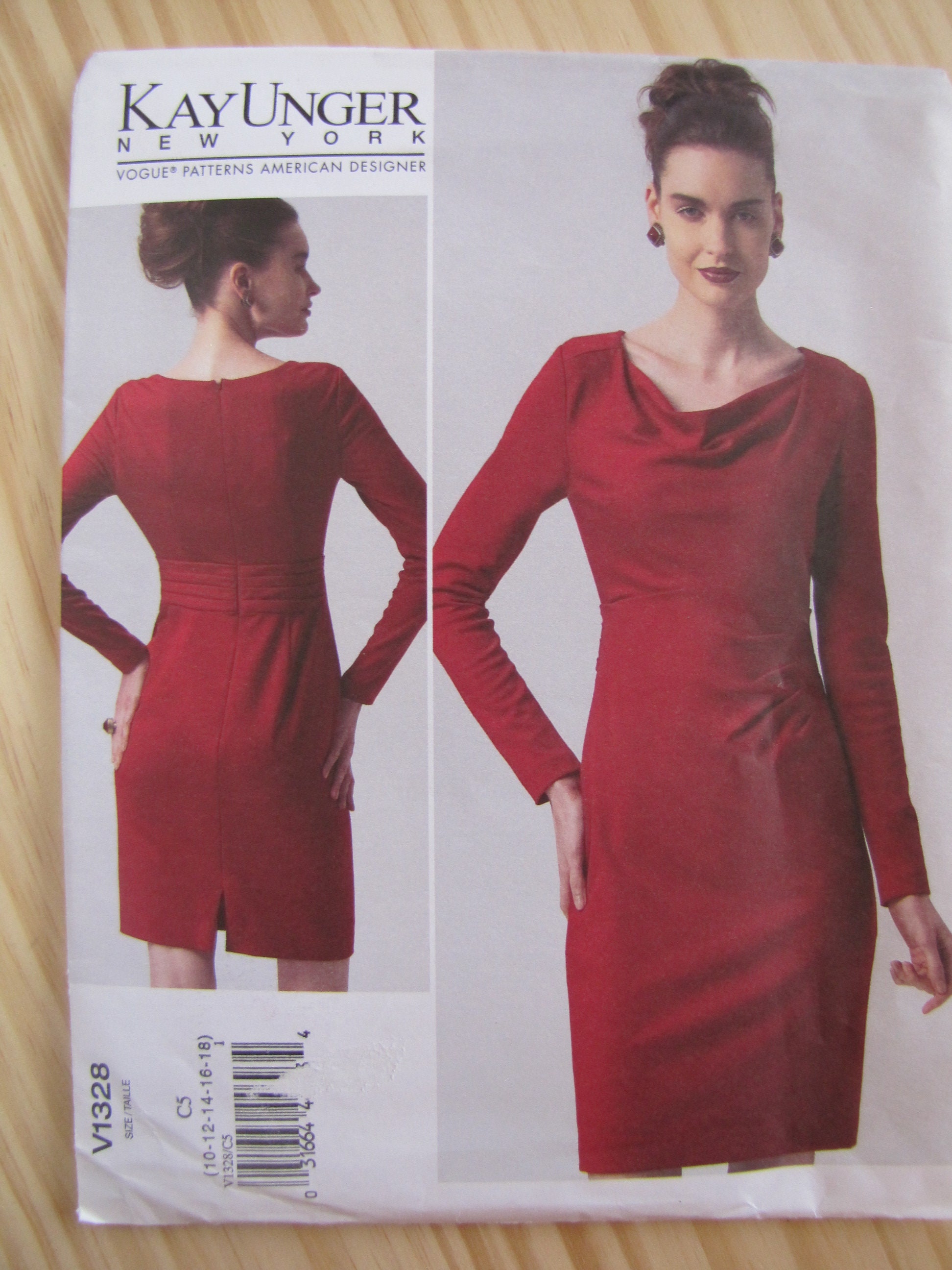 vogue レイニー Vogue American Designer DKNY v1448 vintage 1990s dress