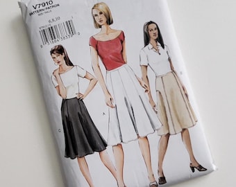 Faldas Vogue V7910 para mujer - Tallas 6-10