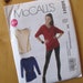 Uncut McCalls Sewing Pattern 6241 - Misses' and Women's Tunics - Size 18W-24W