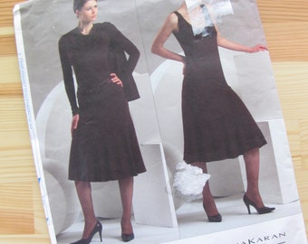 Uncut Vogue 2867 - Donna Karan Collection - Sewing Pattern, Misses Shrug, Top & Skirt - Size 12-16