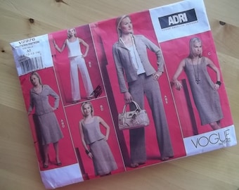 Vogue 2976 Sewing Pattern - Adri - Misses/Misses Petite Jacket, Top, Dress, Skirt and Pants - Size 6-14