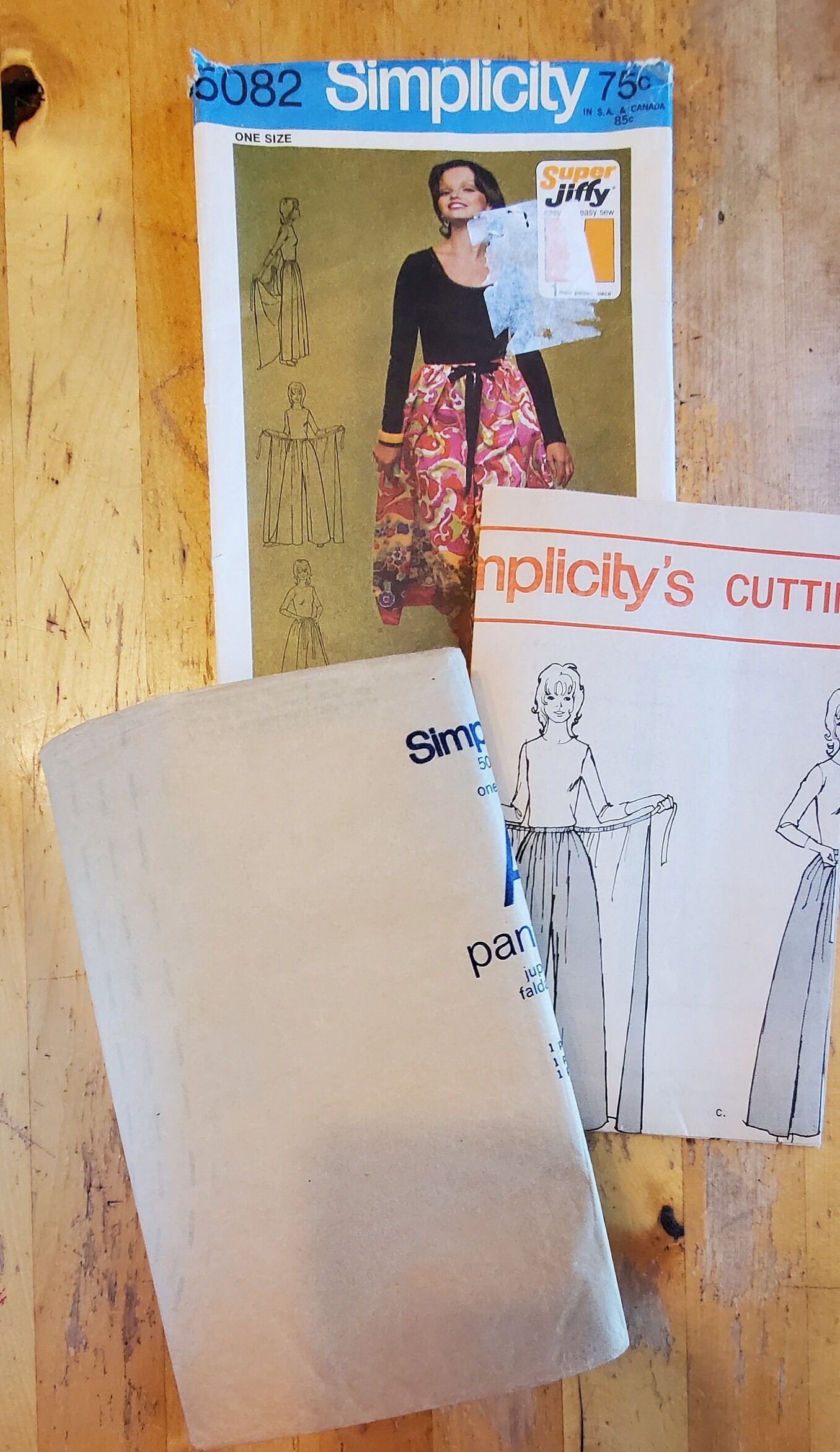 Simplicity Sewing Pattern - Wrap and Tie Pantskirt - One Size - Etsy