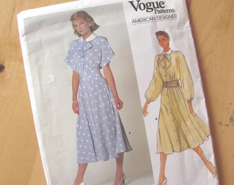 Patrón de costura Vogue 1375 sin cortar - Albert Nippon - Vestido para mujer - Talla 8