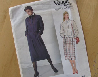 Patrón de costura Vogue Vintage 1186 - Oscar de la Renta - Talla 10