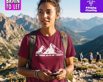 Is There Wi‑Fi Up There? Mountain Graphic Tee