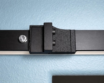 2pc Barn Door Track Stop – Sliding Door Bumper, No Drill Rail Stopper