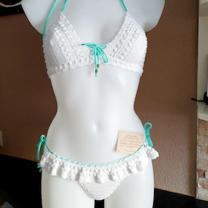 Crochet bikini for women,  in beautiful stretch yarn