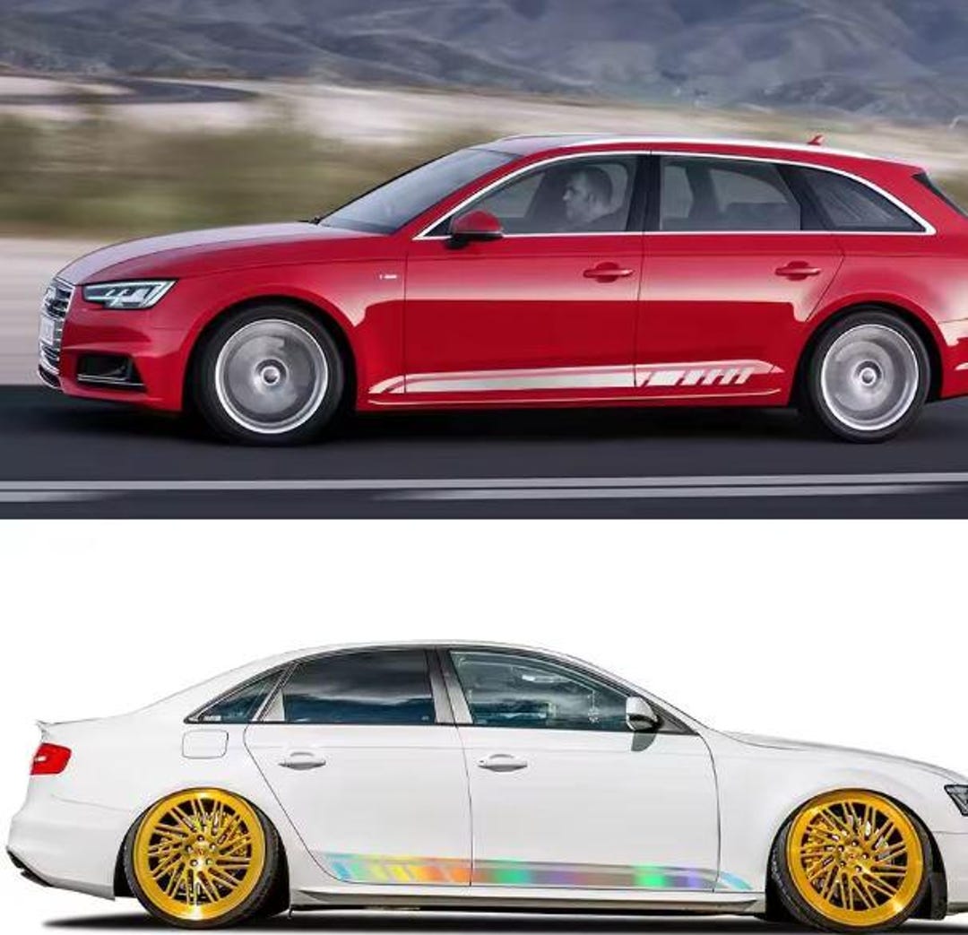 Body Tuning Decor Car Door Racing Custom Stripe Sticker Vinyl Decal ...