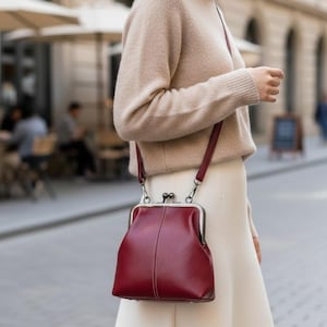 Borsa da pendolare minimalista in pelle, borsa a tracolla vintage in PU, borsa a mano morbida di grande capacità, borsa trapezoidale regalo per donna