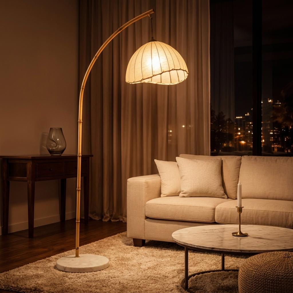 Arc floor lamp - Etsy 日本