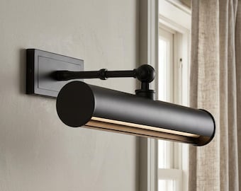 Nowoczesna lampa ścienna z mosiądzu, lampa ścienna do łazienki, minimalistyczna lampa ścienna do łazienki, złoty kinkiet