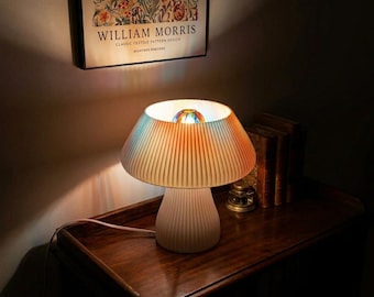 Minimalistyczna lampa stołowa, ciepłe światło otoczenia, lampka nocna, nowoczesna lampka nocna, przytulna dekoracja domu, oświetlenie sypialni, prezent na parapetówkę