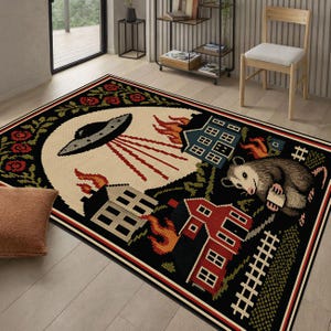 Alien Rug - Etsy