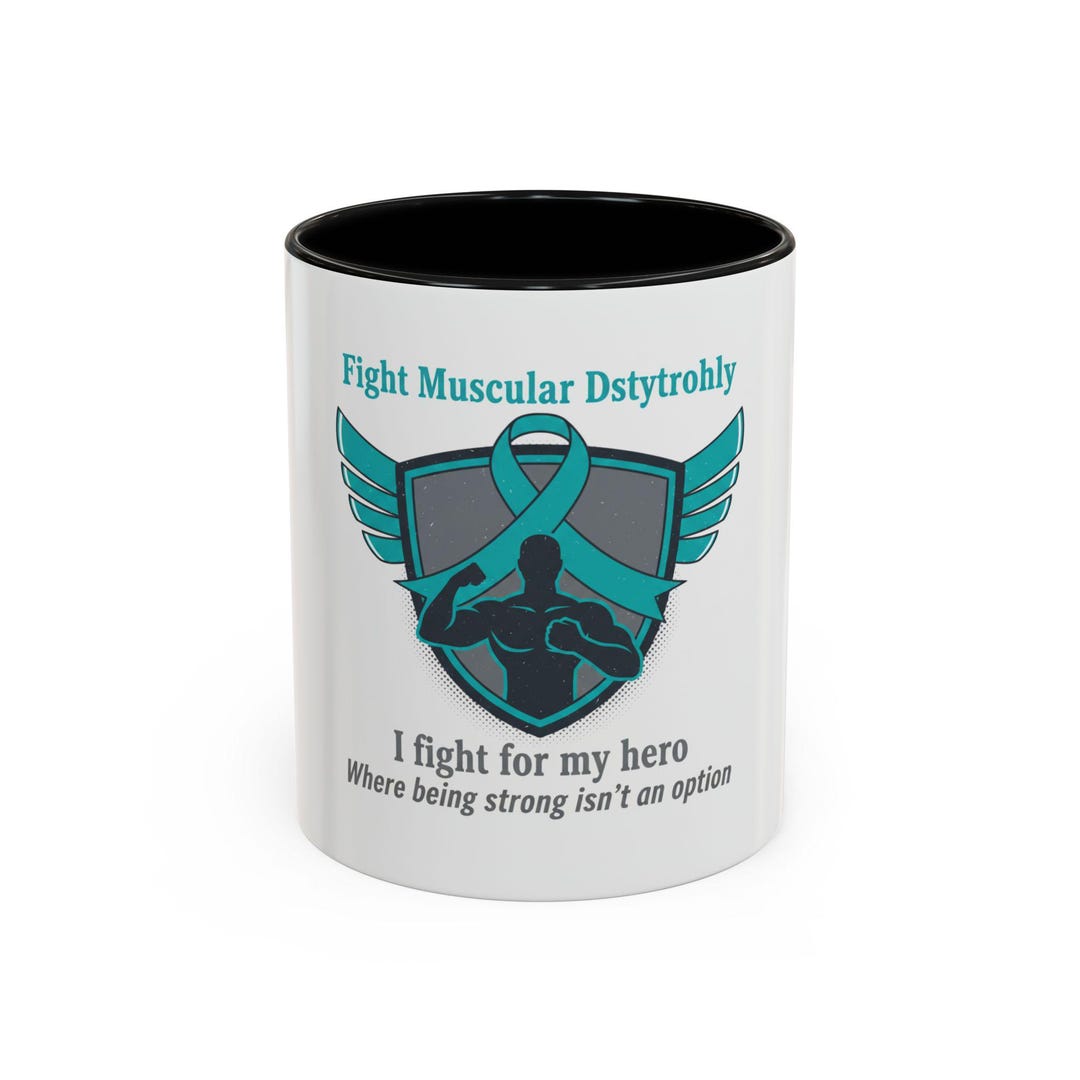Muscular Dystrophy Awareness Ribbon Accent Coffee Mug | 11oz 15oz - Etsy