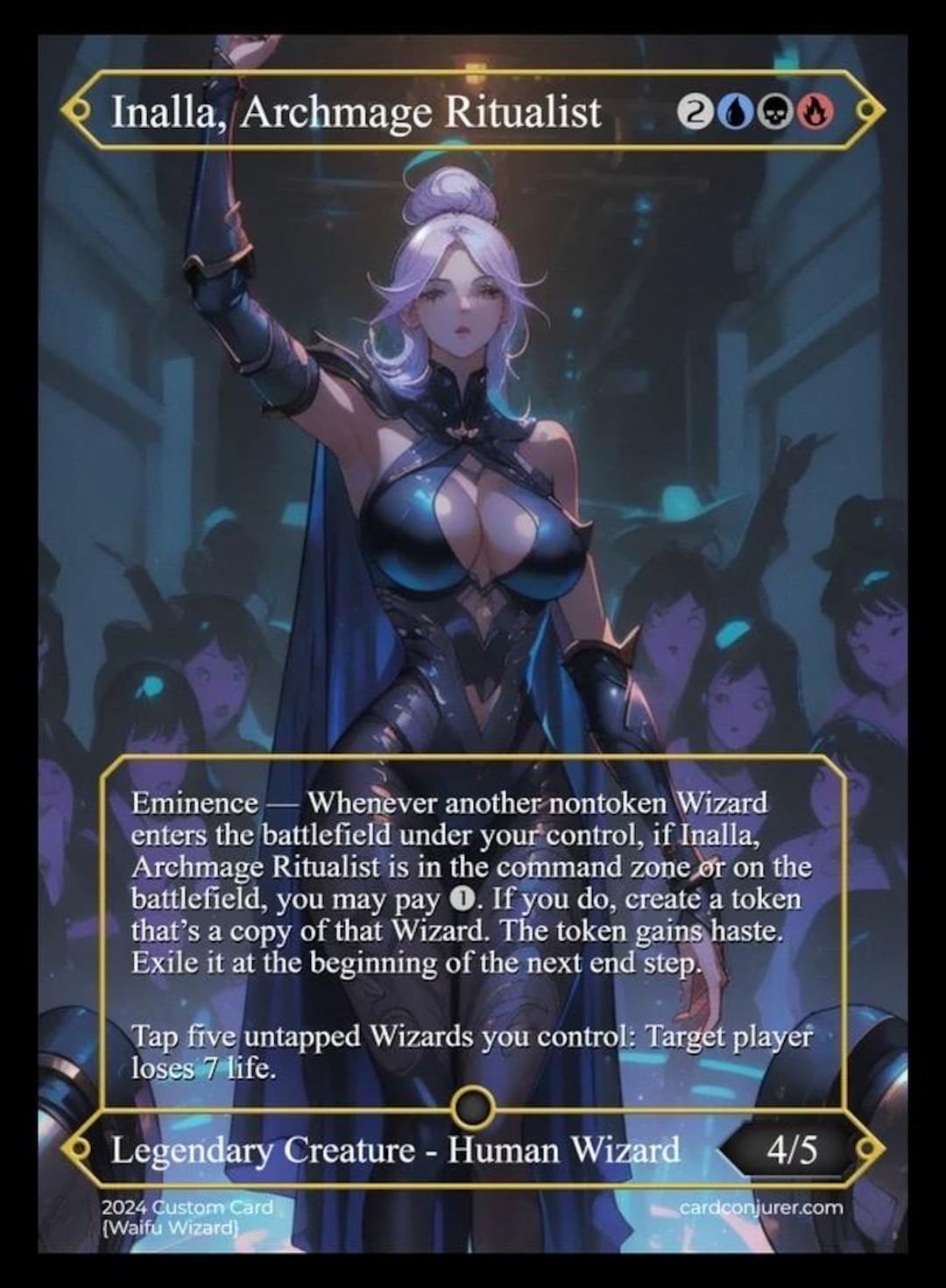Archmage Ritualist Inalla Archmage Ritualist Mtg Card Magic Card Full Art Handmade ...