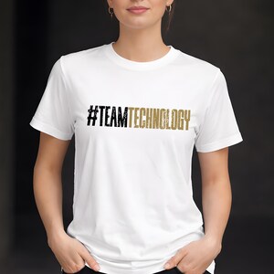 Team Technology Shirt - Tech Enthusiast Graphic T-Shirt, Innovation & Engineering Tee, Unisex Bella+Canvas 3001