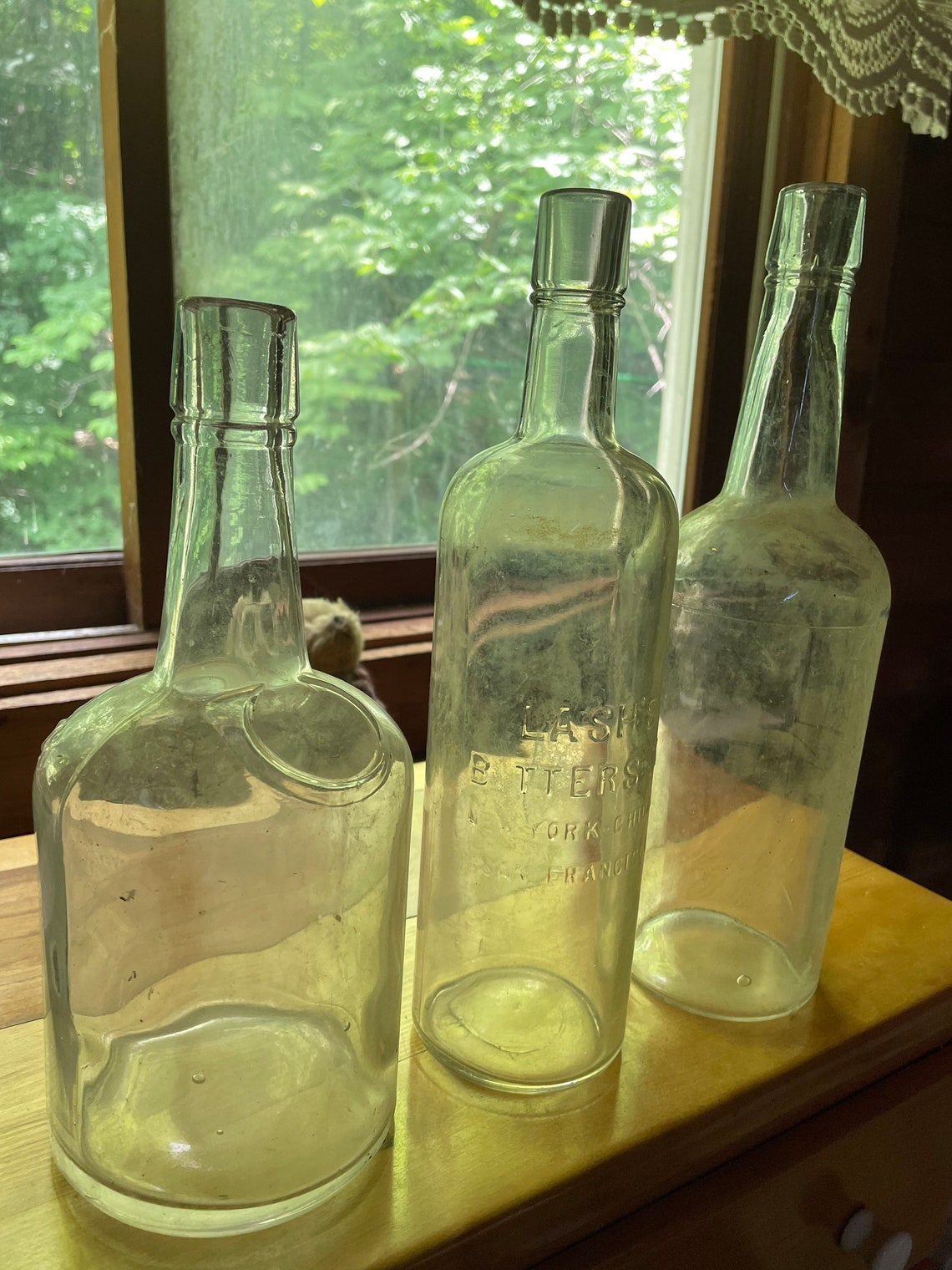 Vintage liquor bottles lot of 3 tallest stands 12 Etsy