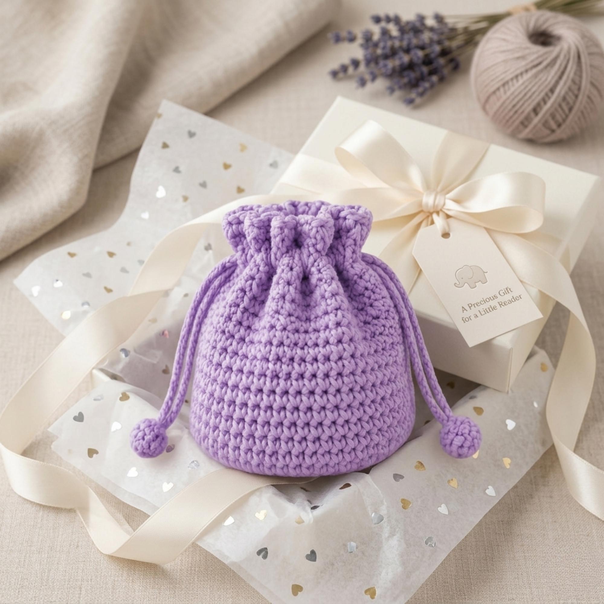 Beginner Crochet Drawstring Pouch Pattern – Boho Bag Tutorial (digital ...