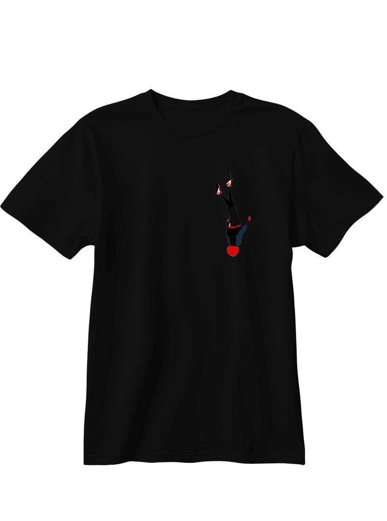 Spiderman - Into the spider verse tee shirt. Miles Morales, black color, unisex S-2XL t-shirt image 1