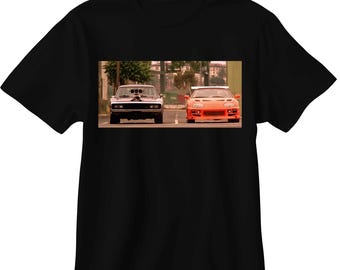 The fast and the furious t-shirt. Black color, unisex S-2XL tee shirt