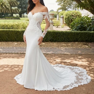 Tulle Mermaid Wedding Dress - Etsy