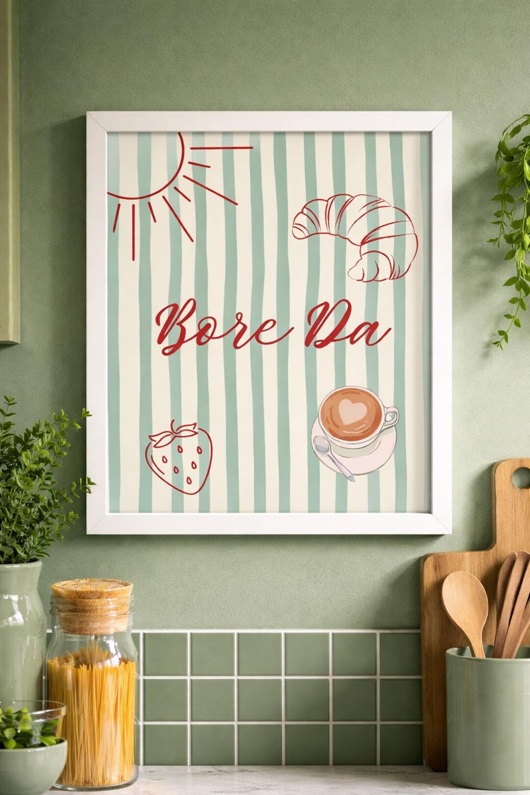 Bore Da Kitchen Poster - Etsy