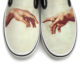 Creation of Adam Slip-on Custom Vans Brand Shoes