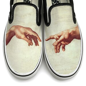 Creation of Adam Slip-on Custom Vans Brand Shoes