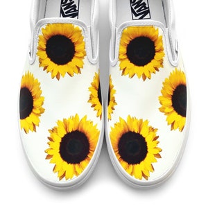 sunflower and checkered vans
