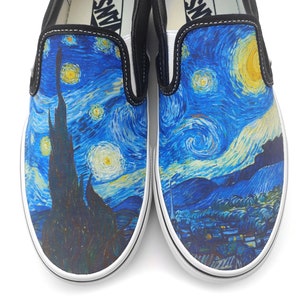 starry night vans shoes