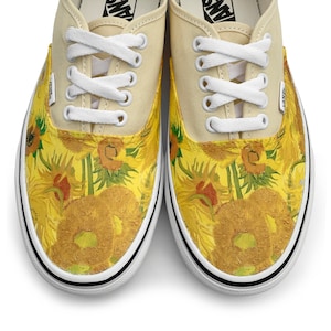 Vans sunflower van gogh shoes deals