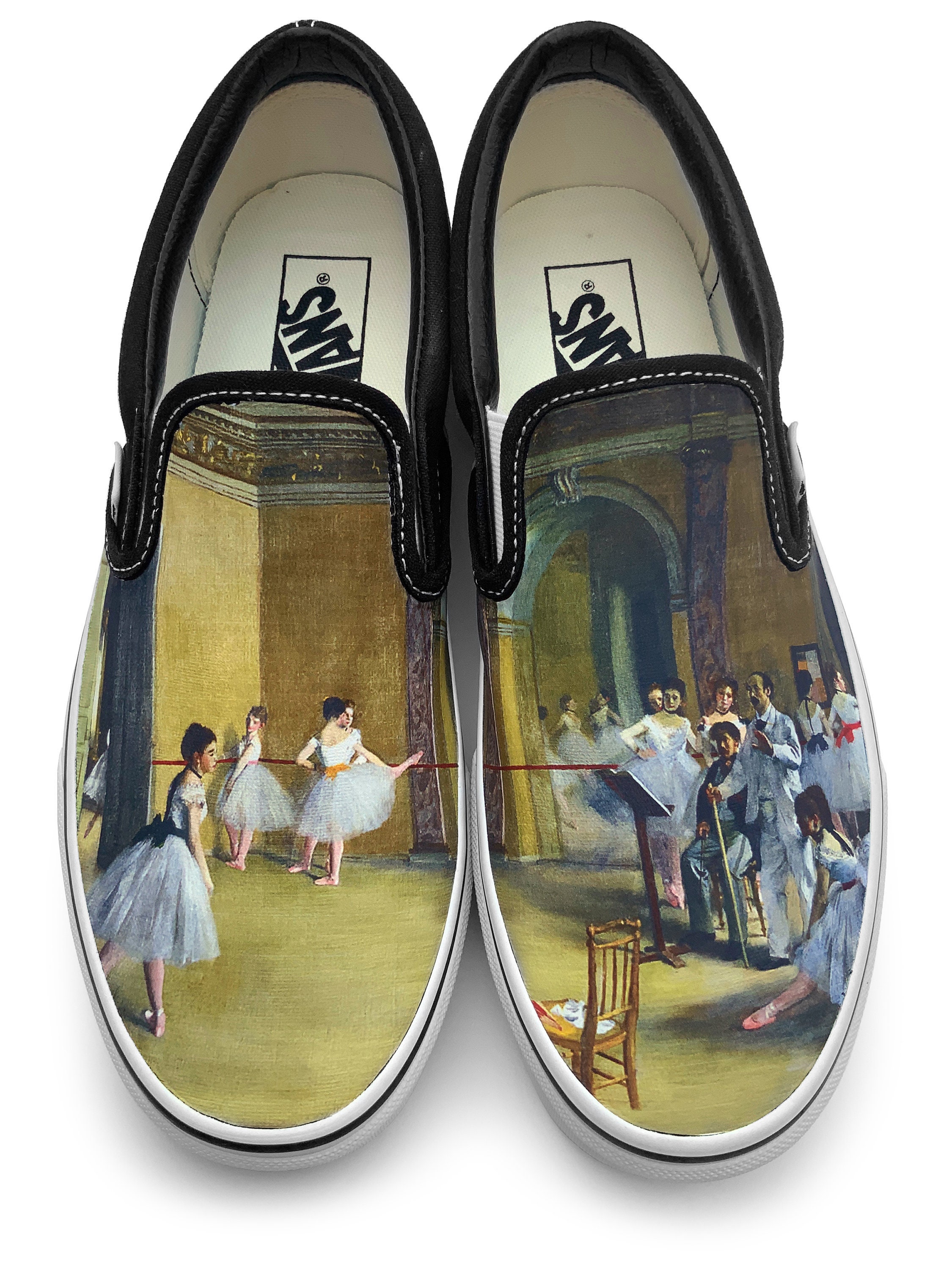 Vans Edgar Degas Print Slip-On Shoes Adult Unisex Size 9 Men\'s 10.5 Women\'s New Van Gogh Landscape Slip-on Vans Brand Shoes | eBay main image 3
