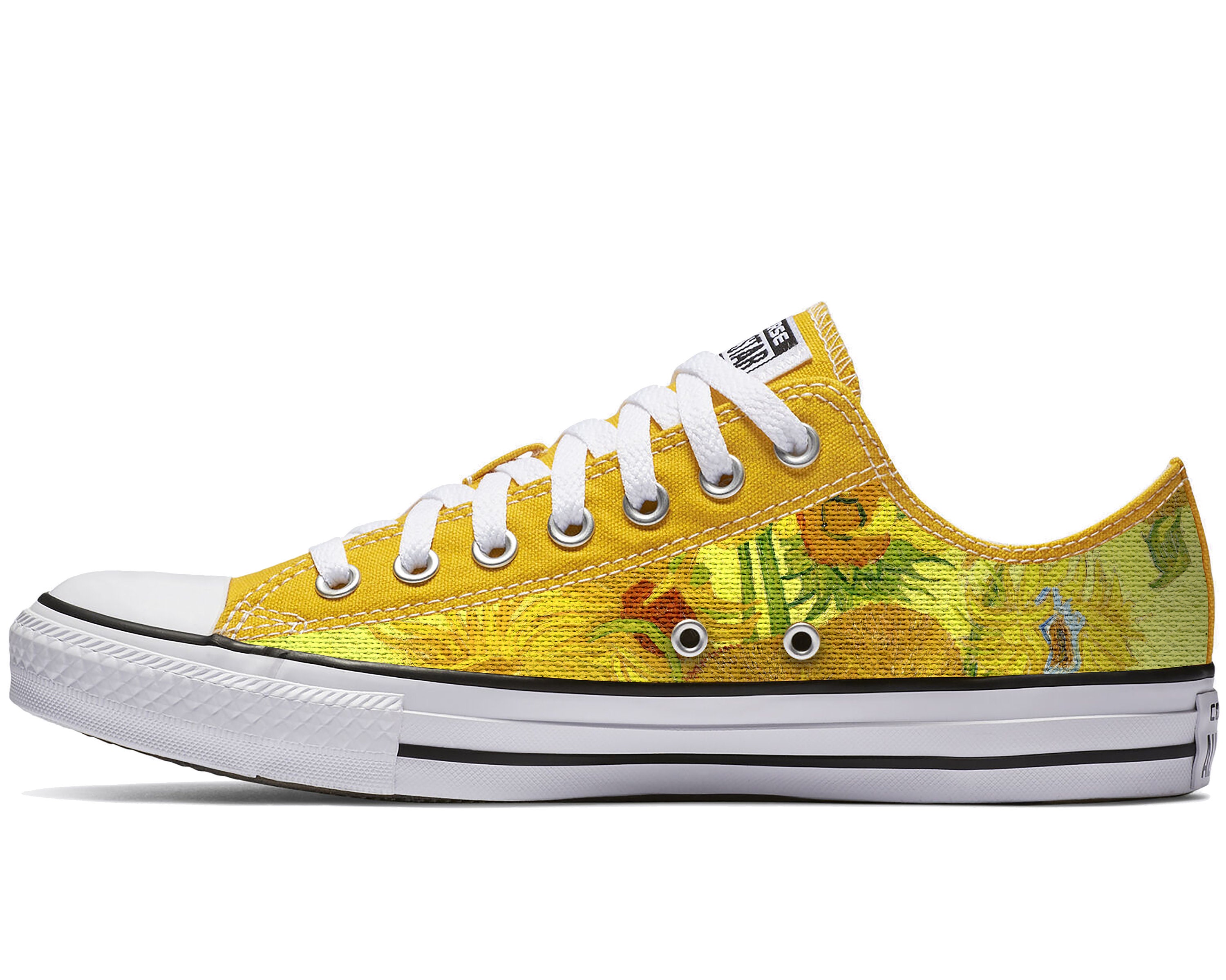 Van Gogh Sunflowers Custom Converse Low Top Shoes - Etsy