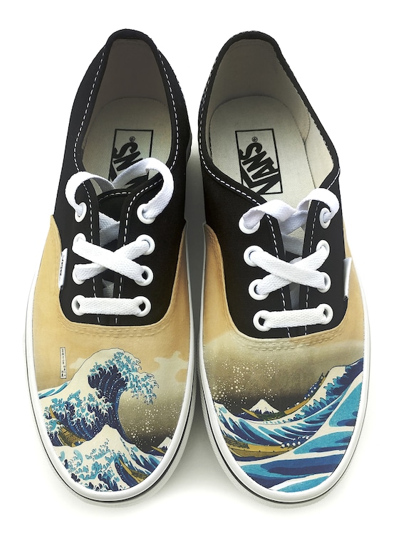 The Great Wave Authentic Custom Vans 