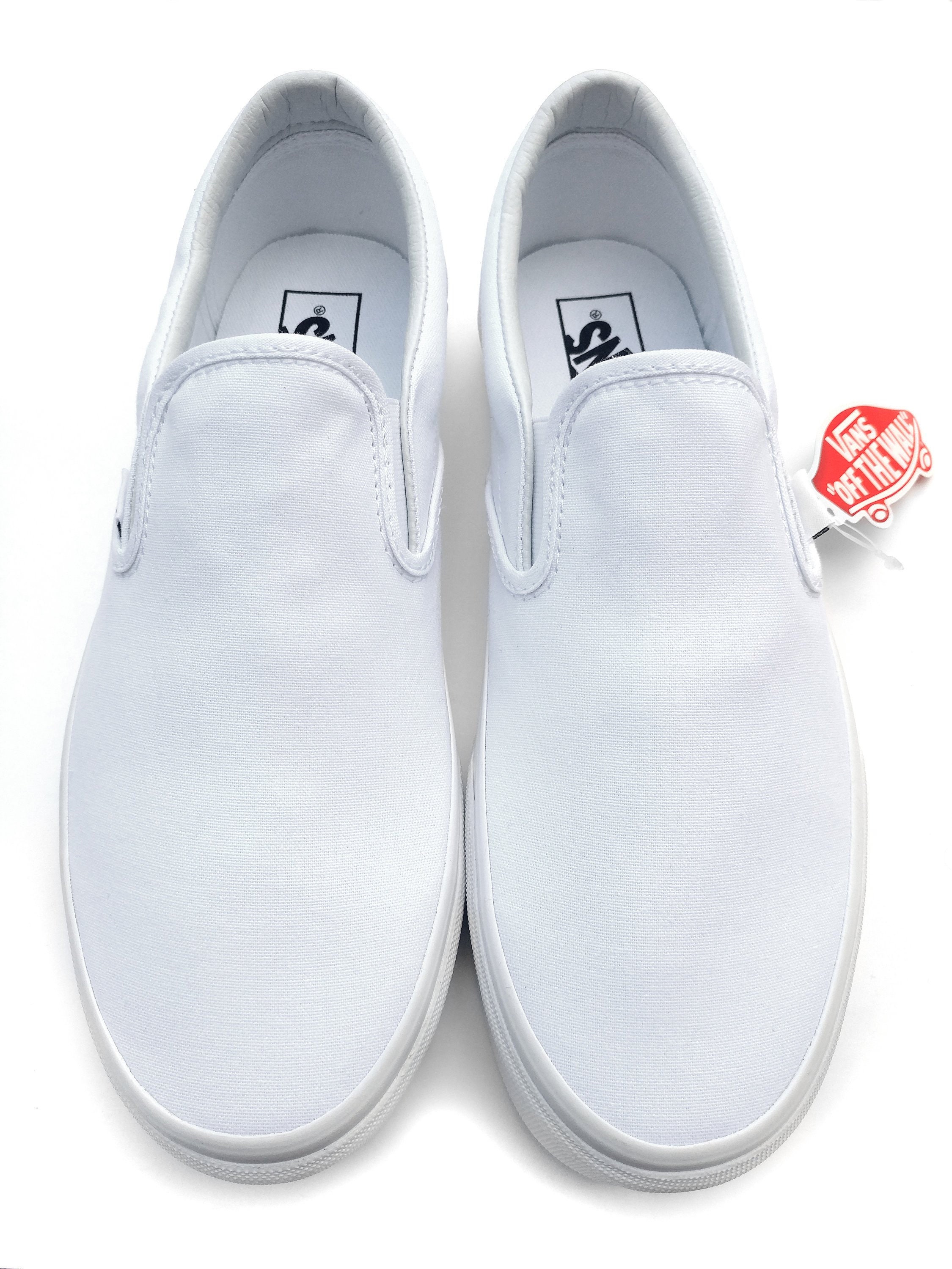 vans canvas slip on shoes