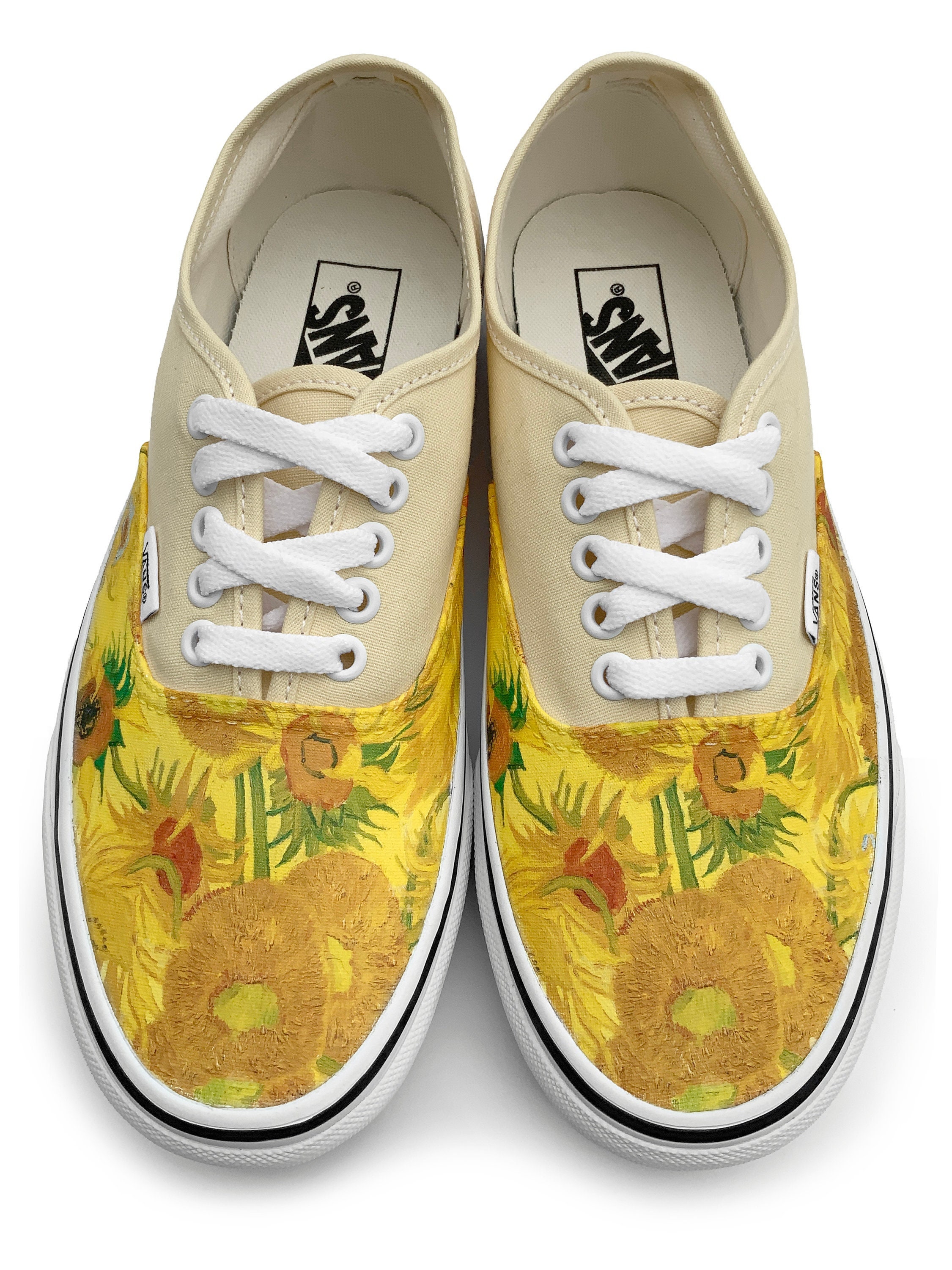 Van Gogh Sunflower Authentic Custom Vans Brand Shoes - Etsy