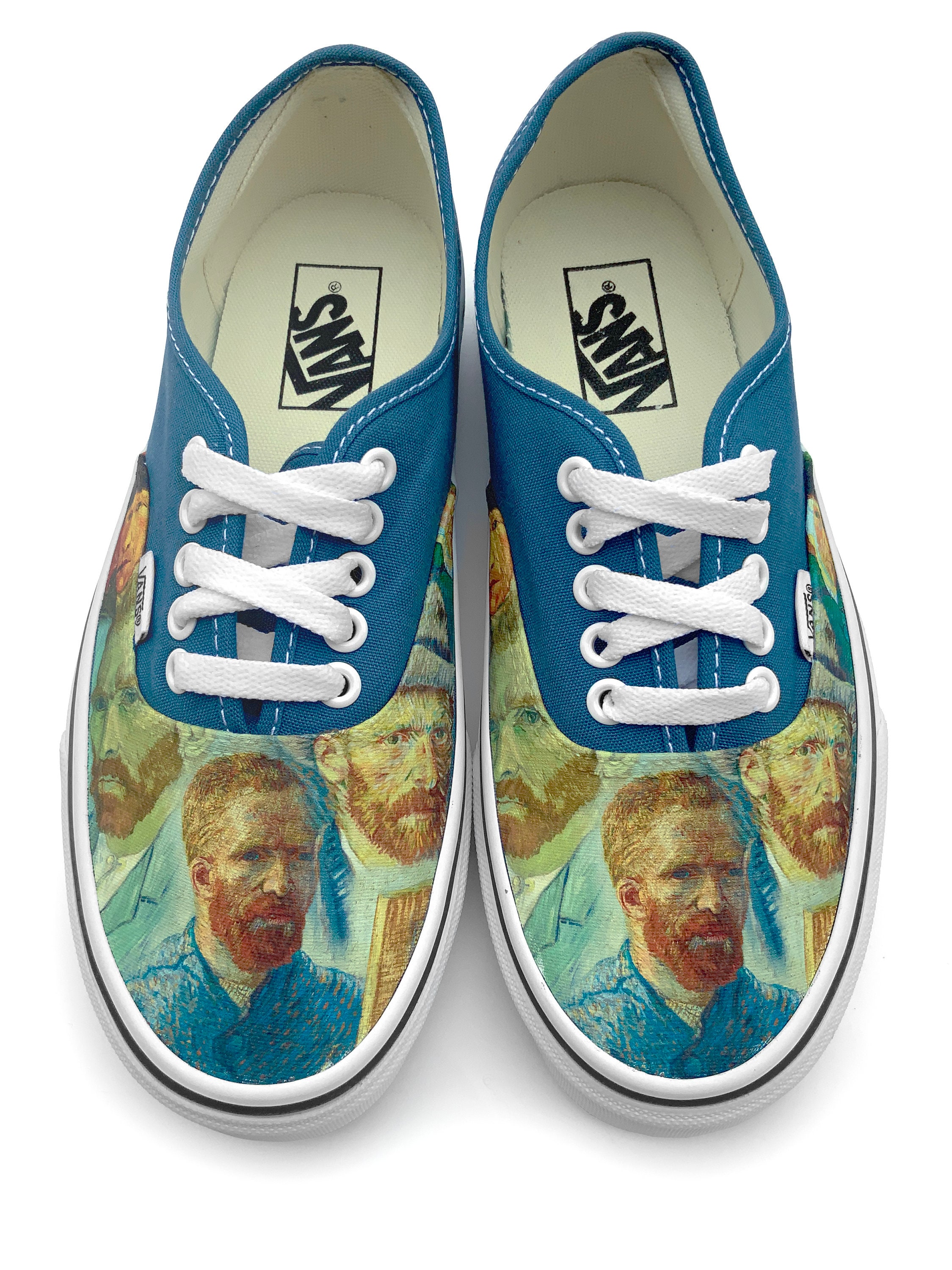 rekruttere Bermad tro på Van Gogh Self Portrait Authentic Custom Vans Brand Shoes | Etsy